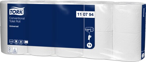 Tork Kleinrollen Toilettenpapier Universal – 2-lagig