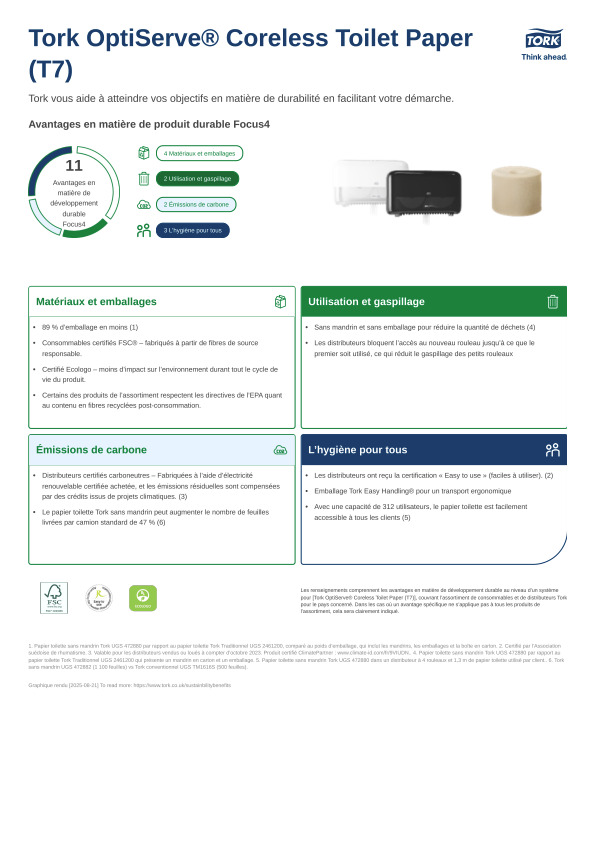 Fiche produit développement durable