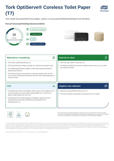 Sustainability-informatieblad