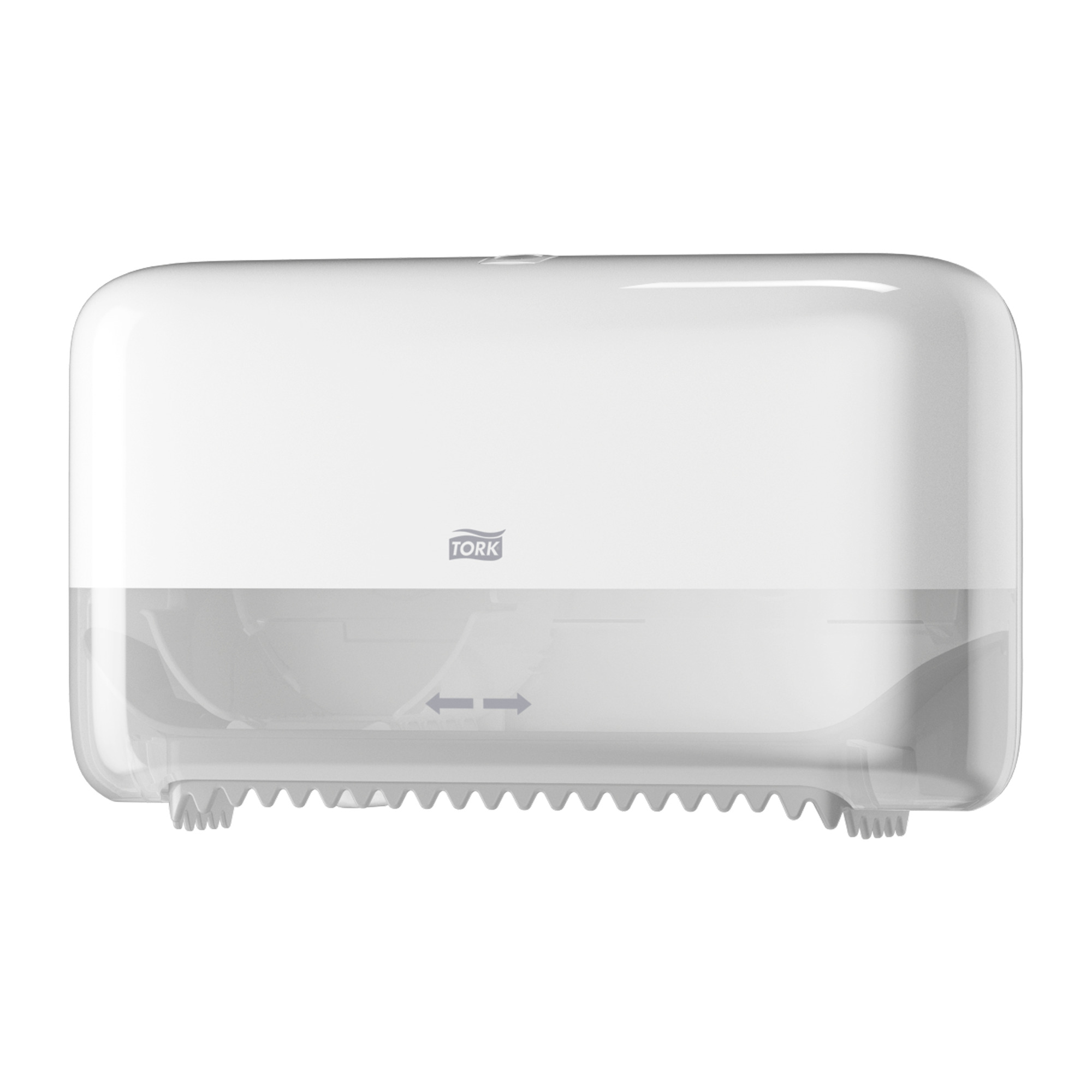 Tork OptiServe® Coreless 2-Roll Toilet Paper Dispenser White T7