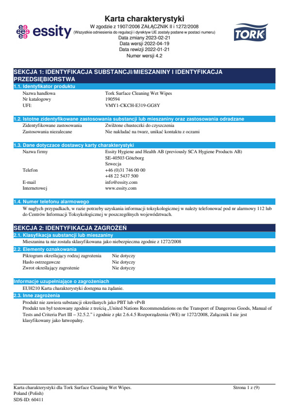 Safety Data Sheet