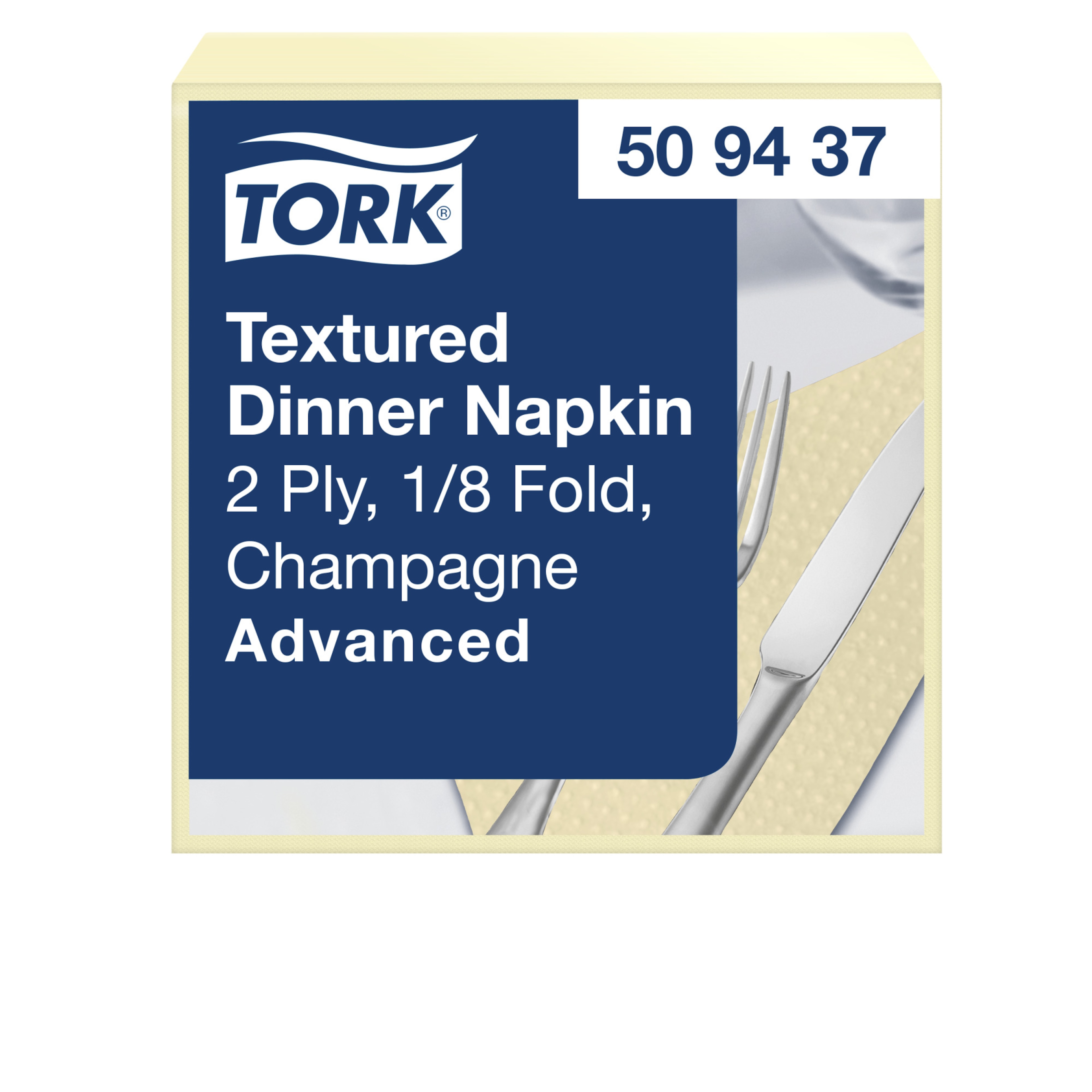 Tork Textured ServDin Champán 2C 1/8 50/20