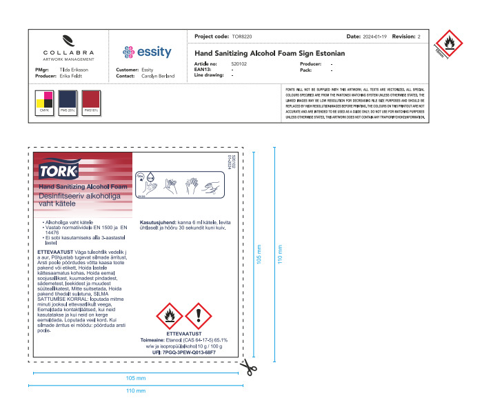 Usage Information Sign