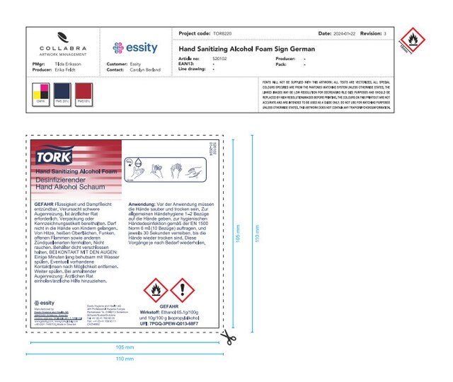 Usage Information Sign