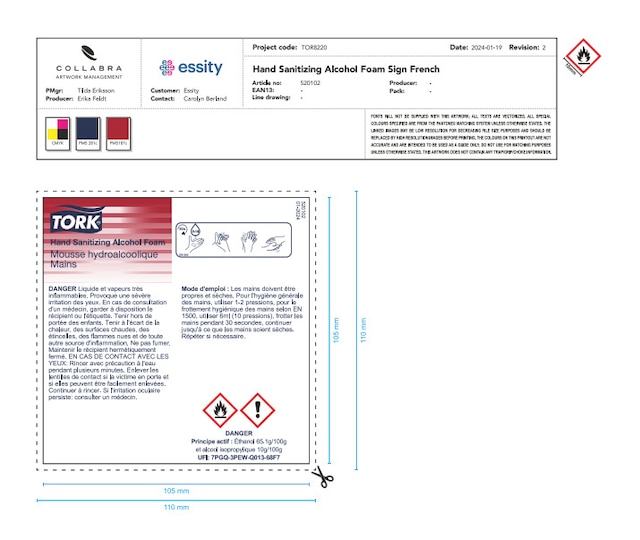 Usage Information Sign