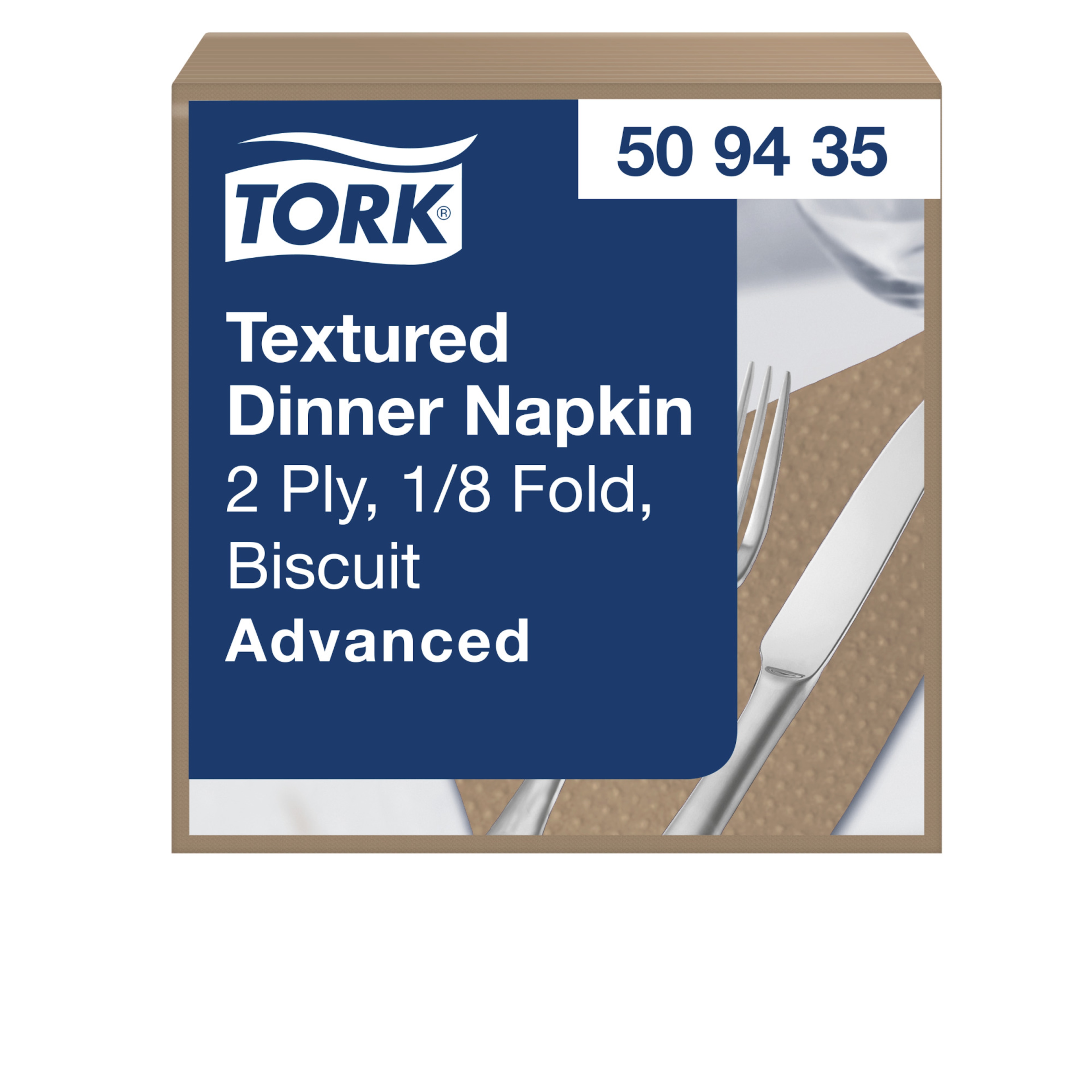 Tork Textured ServDin Galleta 2C 1/8 50/20