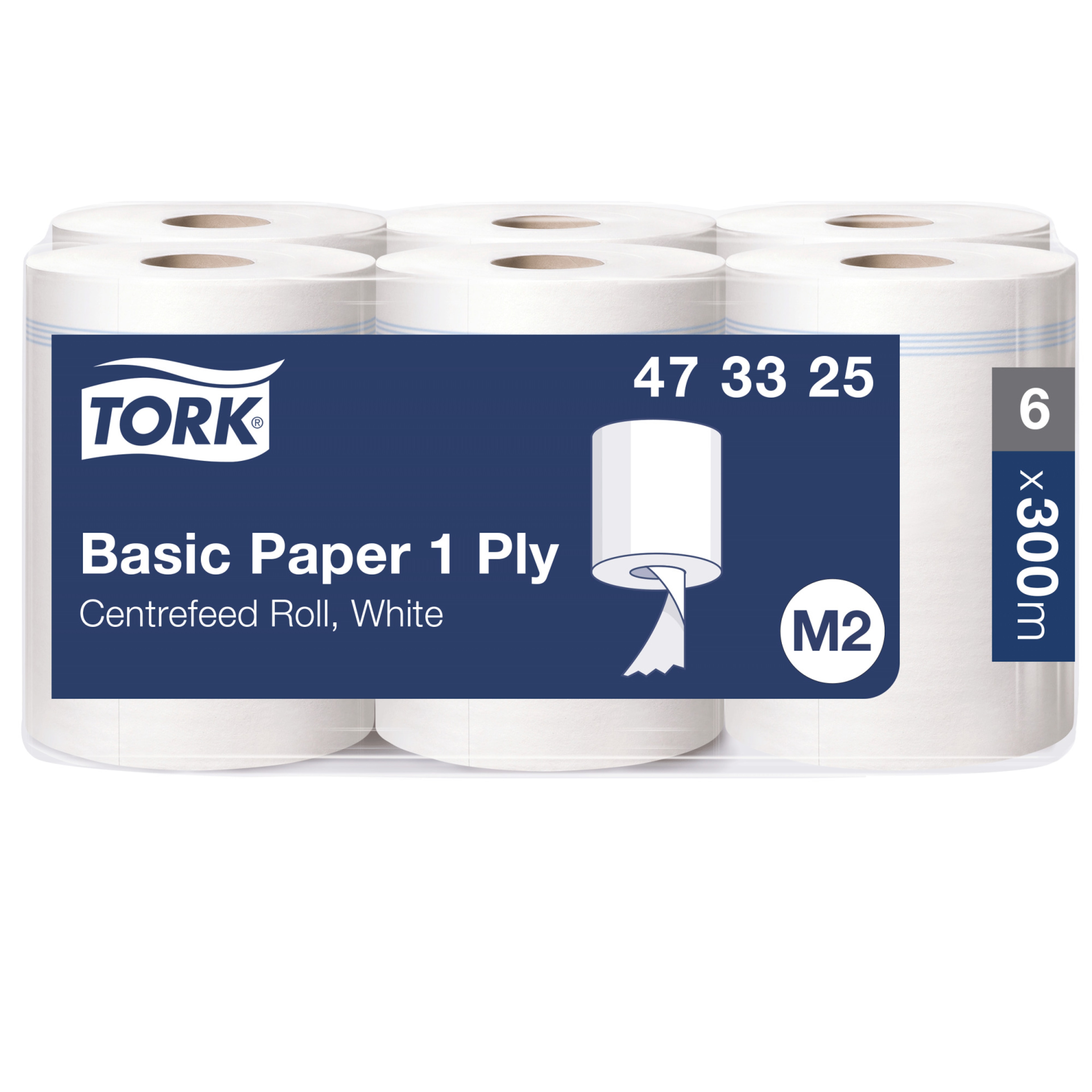 Tork Centrefeed Basic Paper Towels White M2