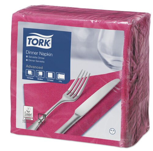 Tork Tovagliolo Dinner rosa