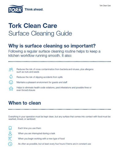 Thumbnail of surface cleaning guide
