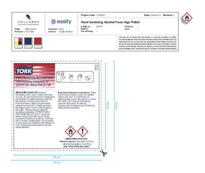 Usage Information Sign