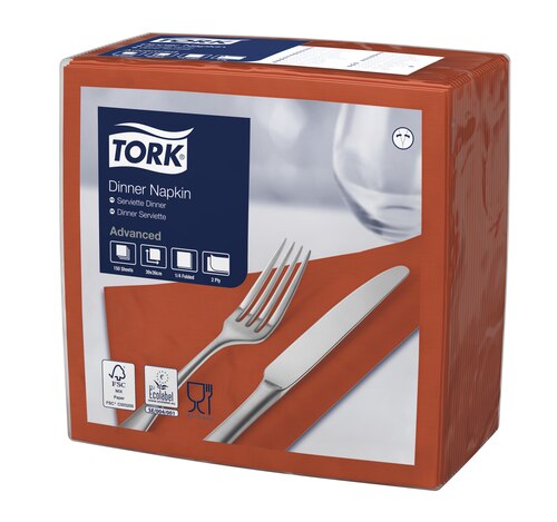 Tork Terracotta Middagsserviett