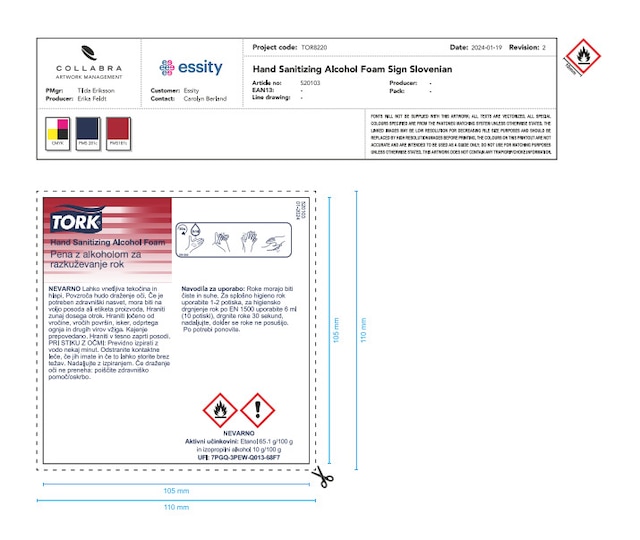 Usage Information Sign