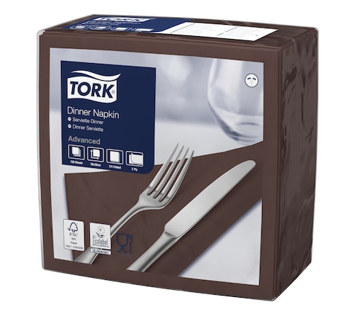 Tork Tovagliolo Dinner marrone