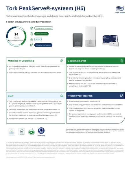 Sustainability-informatieblad