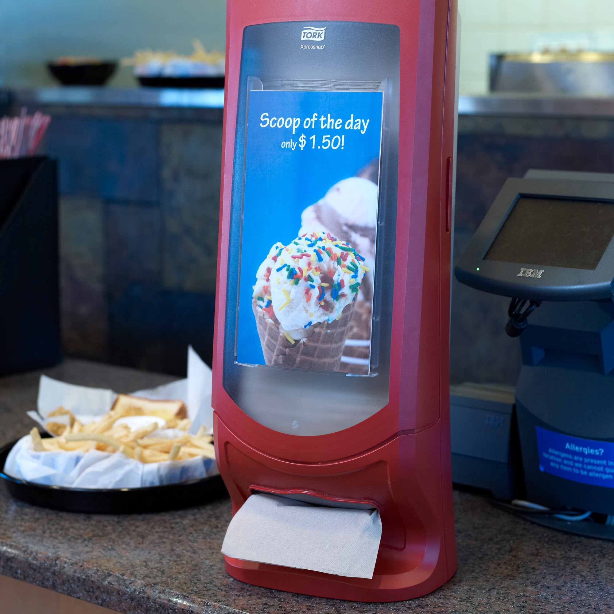 Tork Xpressnap® Stand Napkin Dispenser Red N4
