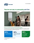 Afbeelding van de voorpagina van de downloadbare pdf met Tork producten