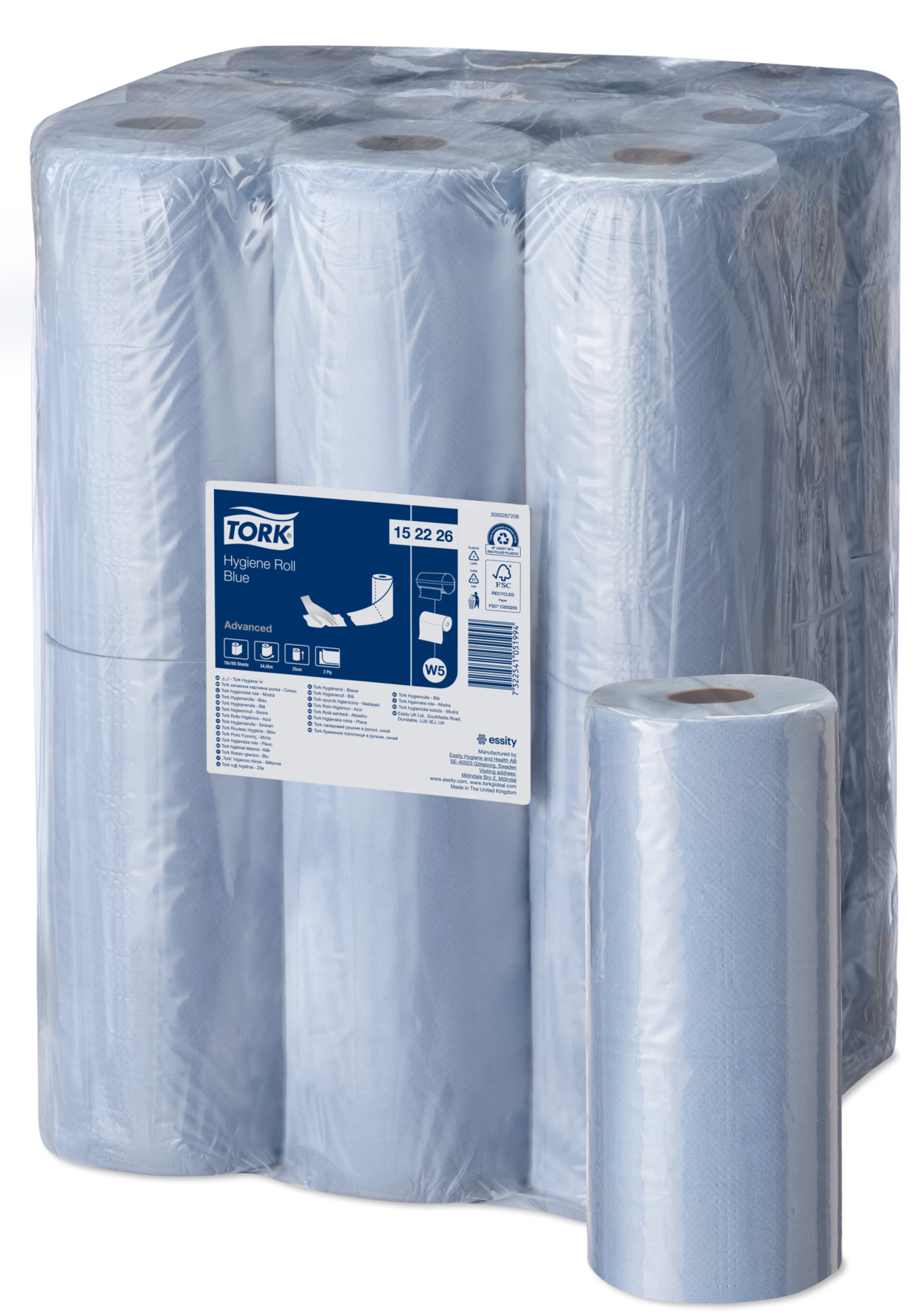 Tork Hygiene Roll Blue C1