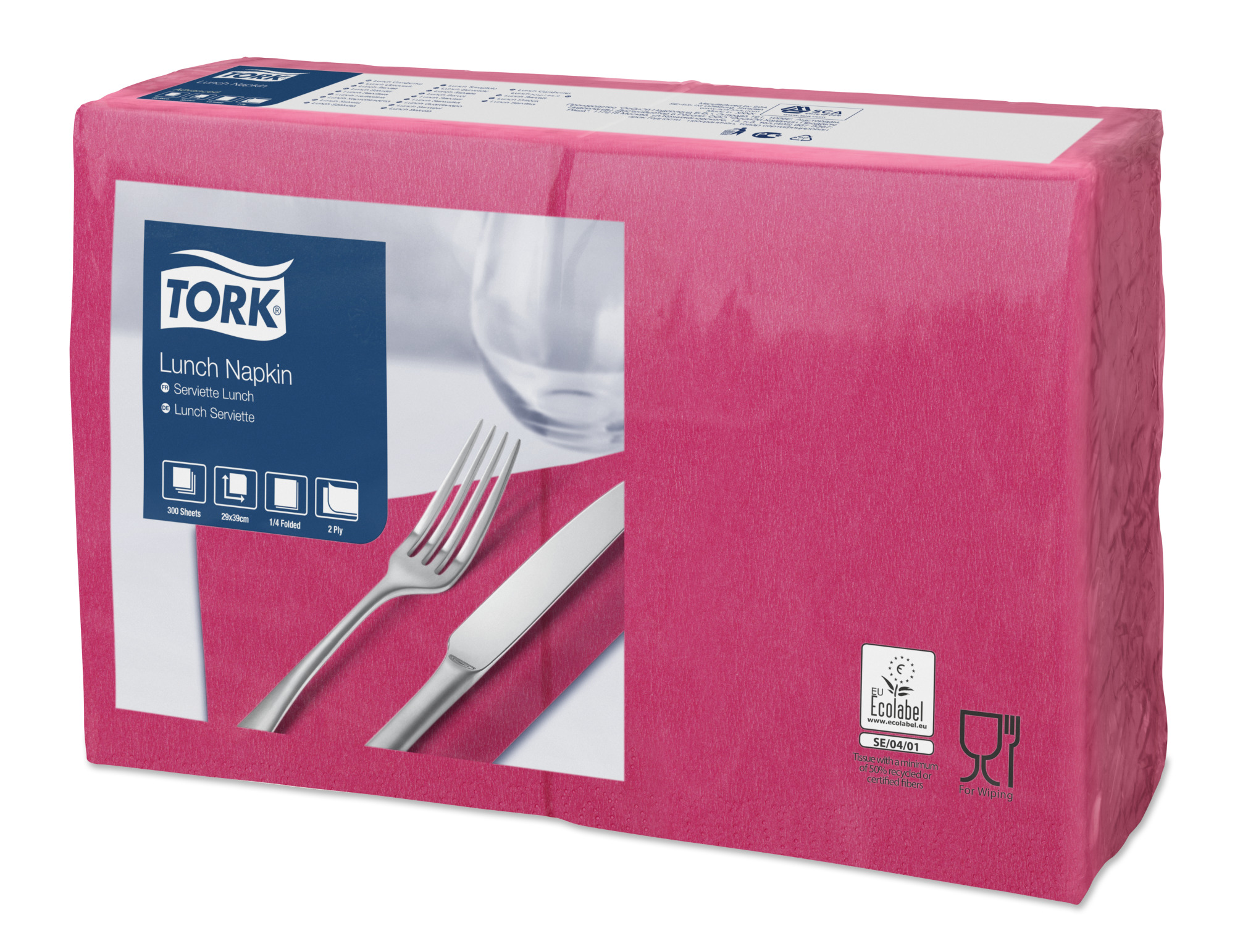 Tork Serviette Lunch, Rose fuchsia