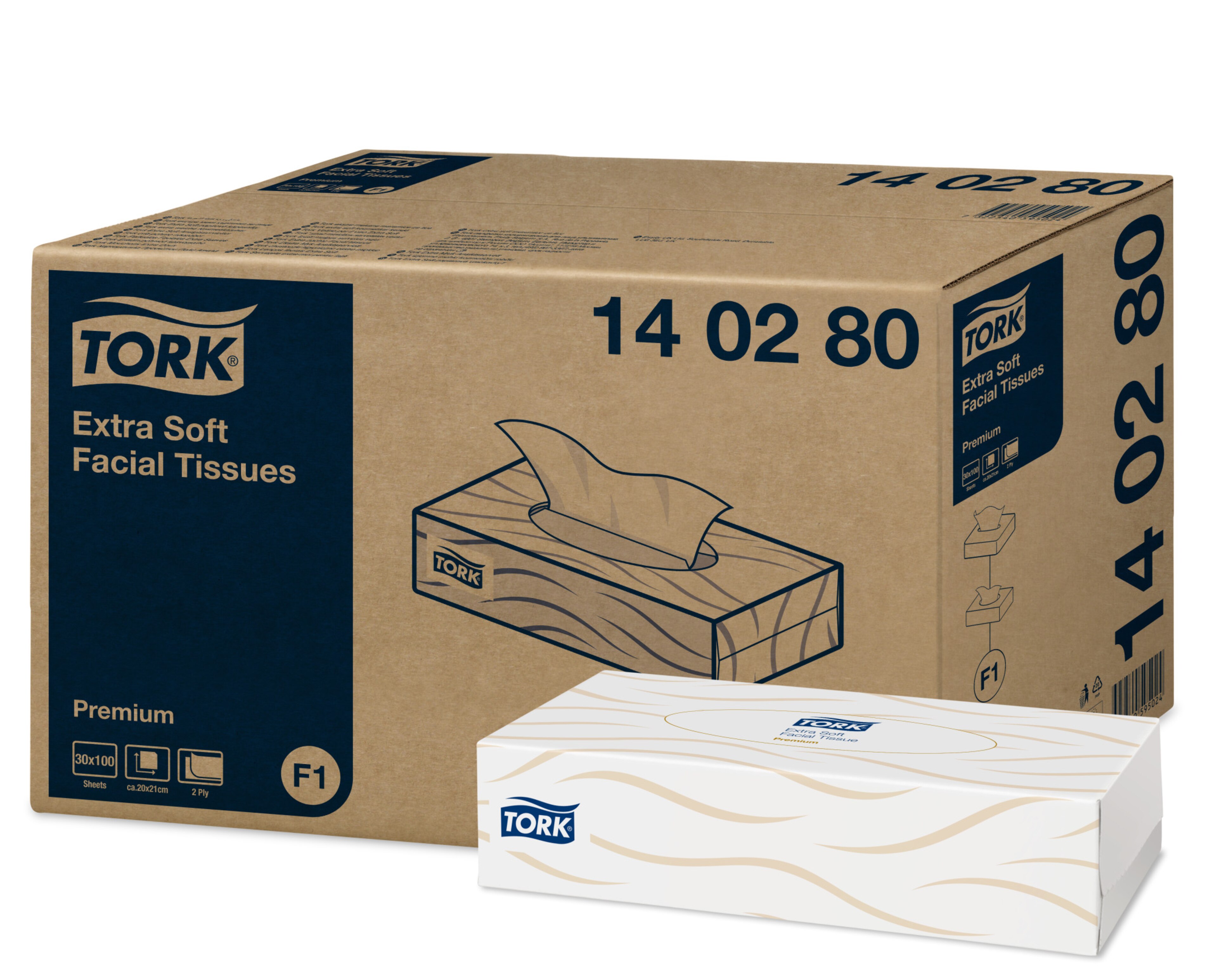 Tork Soft valged kosmeetilised salvrätid F1