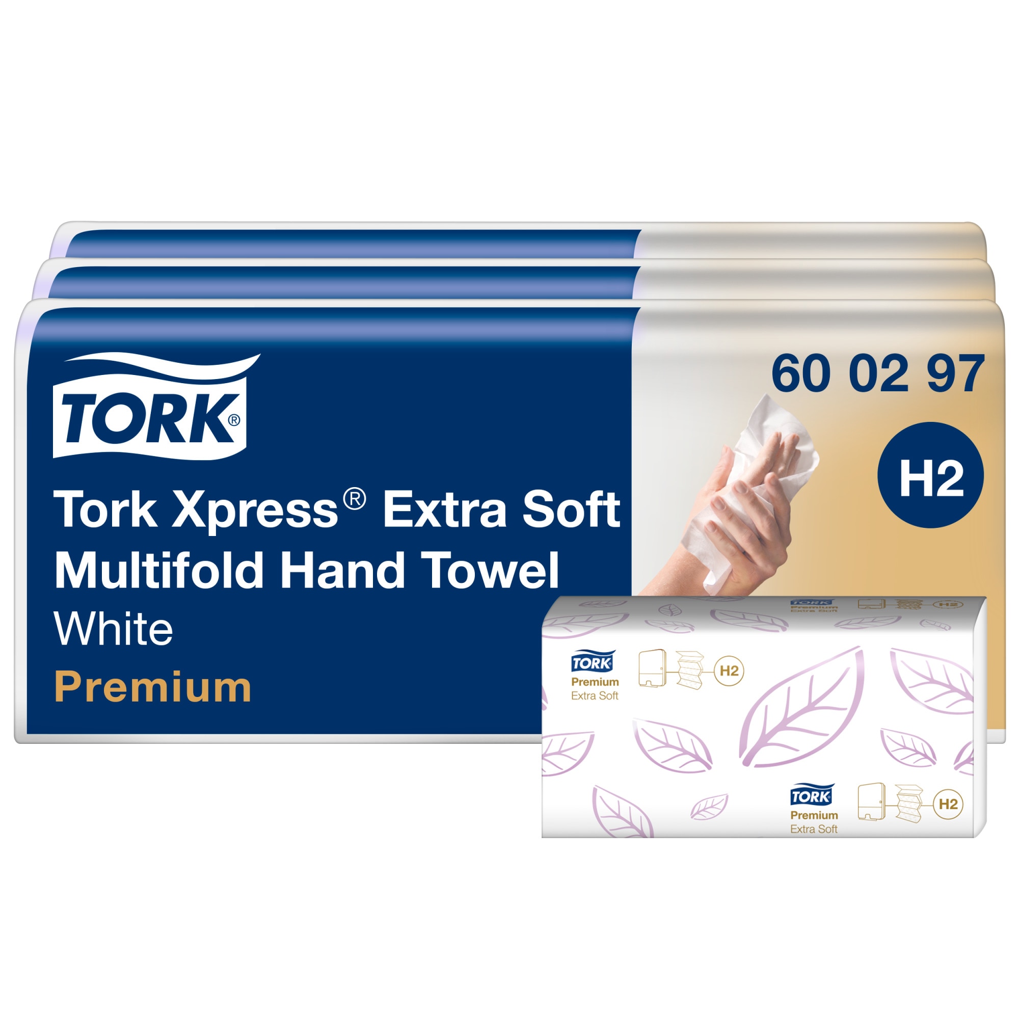 Tork Xpress® Soft Multifold Hand Towels White H2
