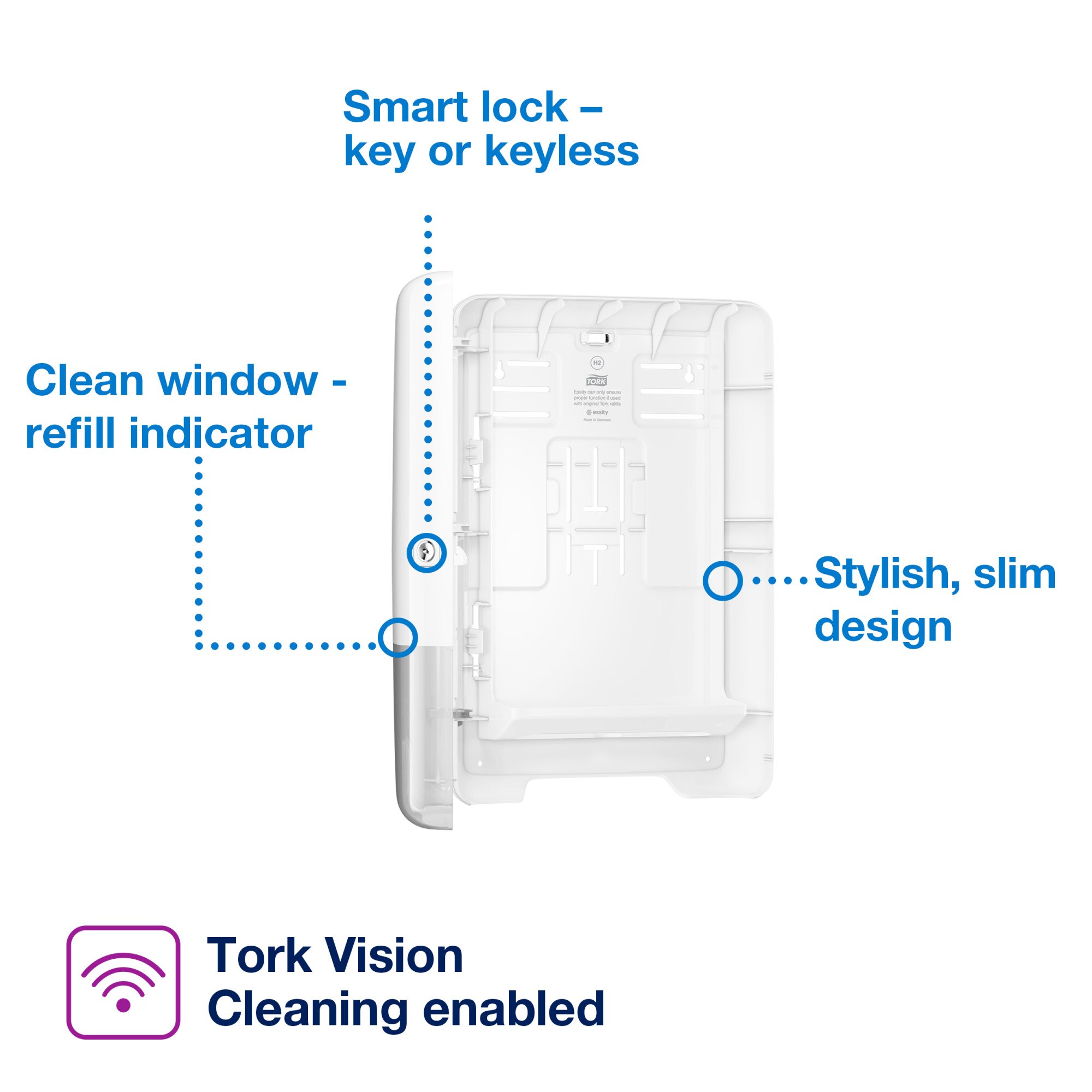 Tork Xpress® Multifold Hand Towel Dispenser White H2