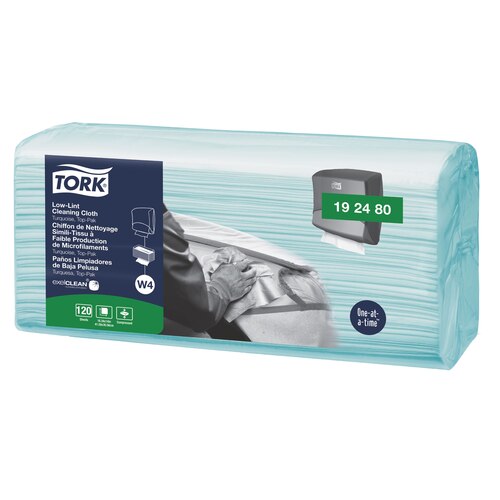 Tork Low-Lint Cleaning Cloth, Top-Pak