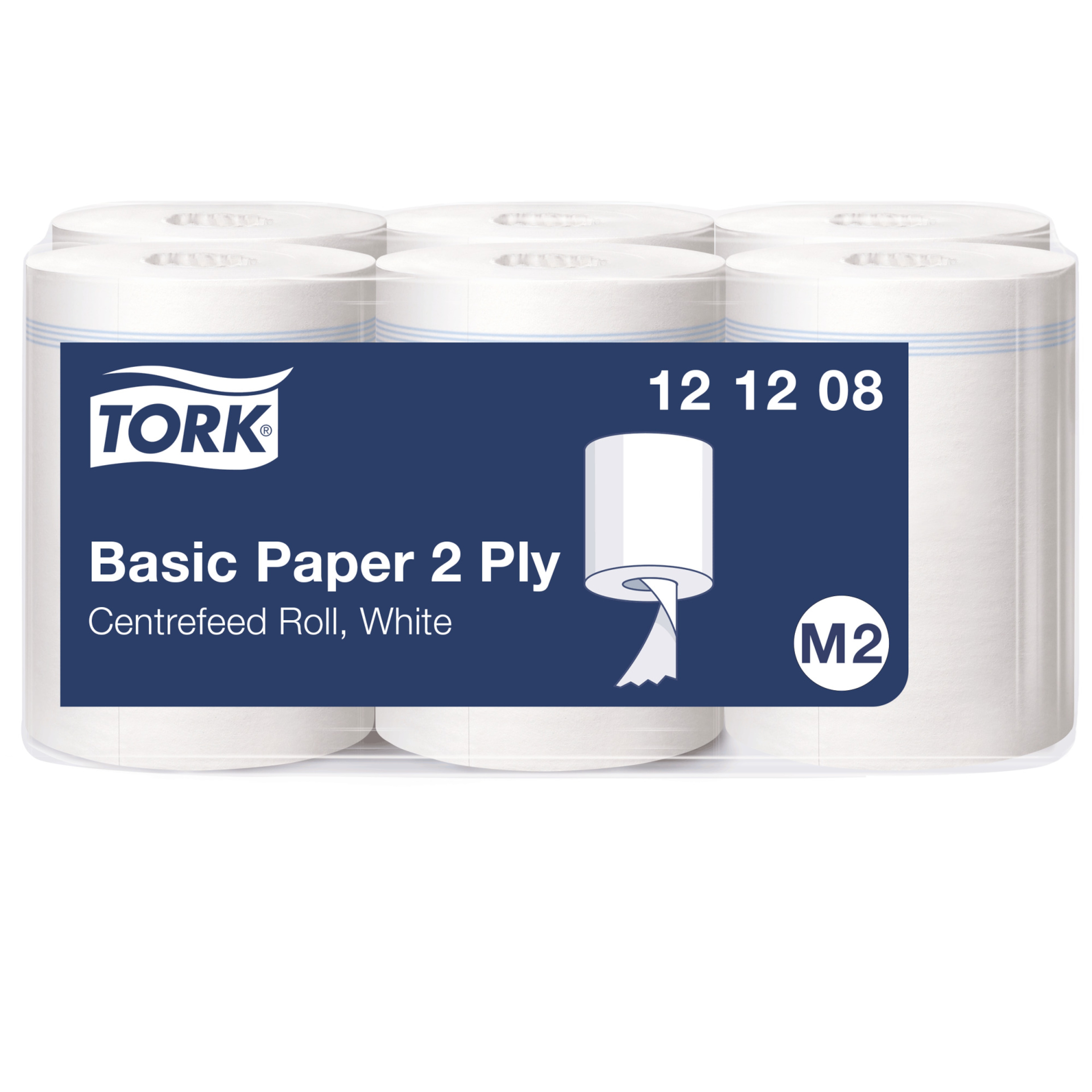 Tork Basic papírové utěrky se středovým odvíjením bílé M2