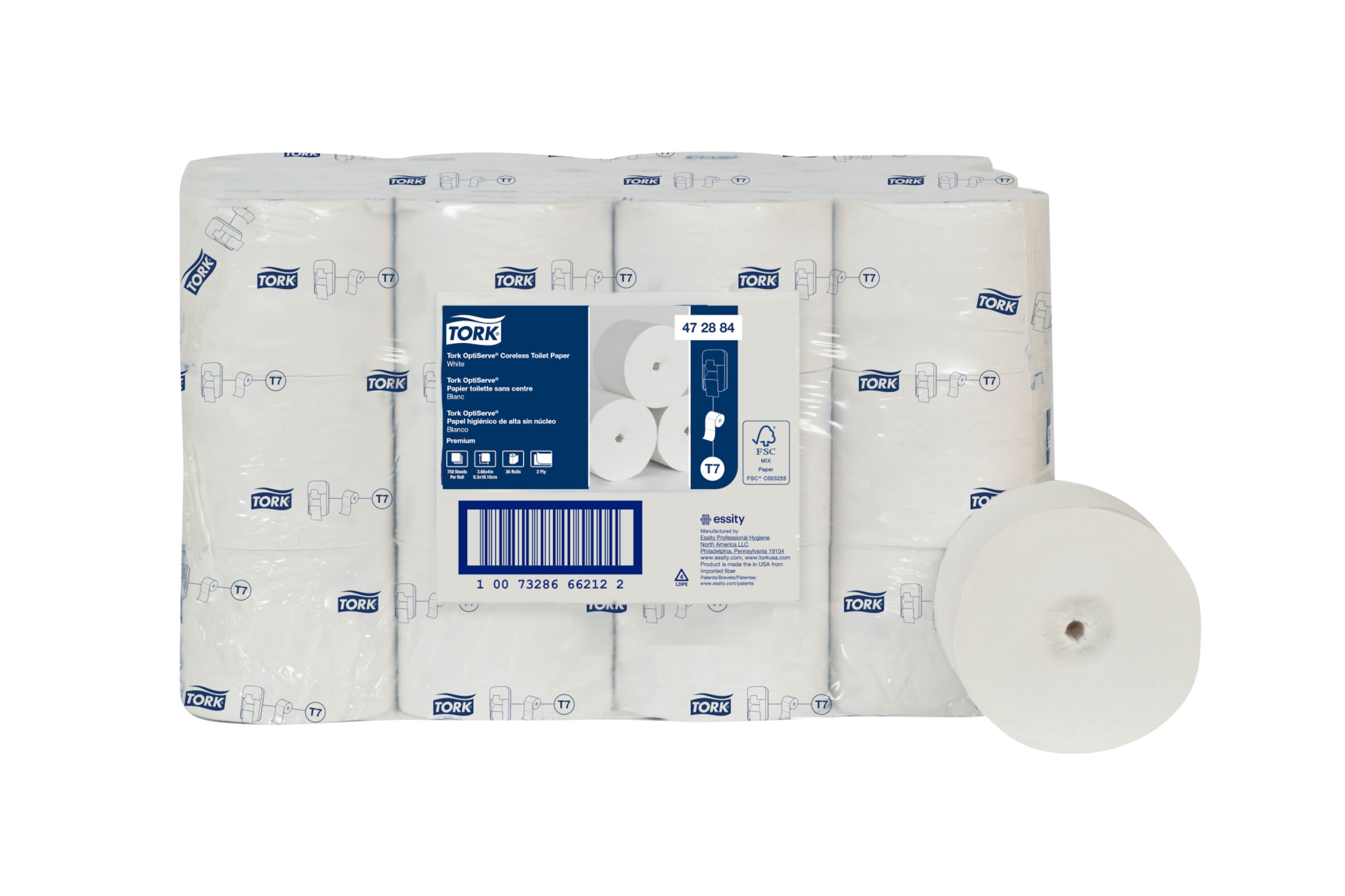 Tork OptiServe® Coreless Toilet Paper - 2 ply