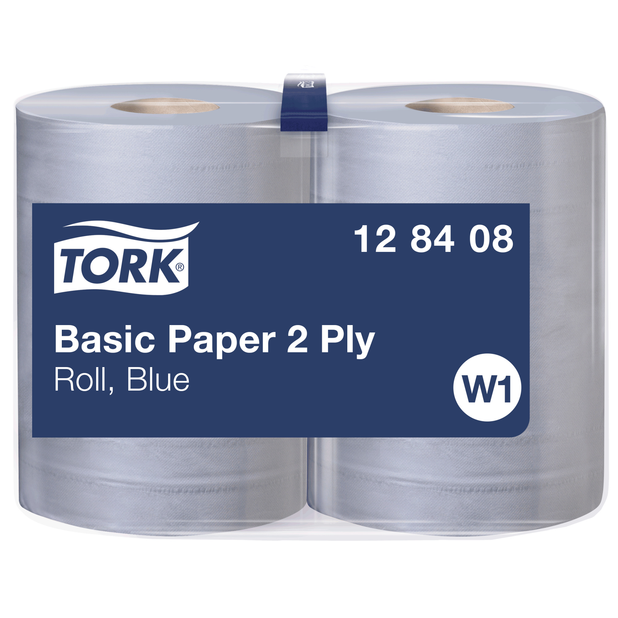 Tork Basic Wiping Paper Roll Blue W1