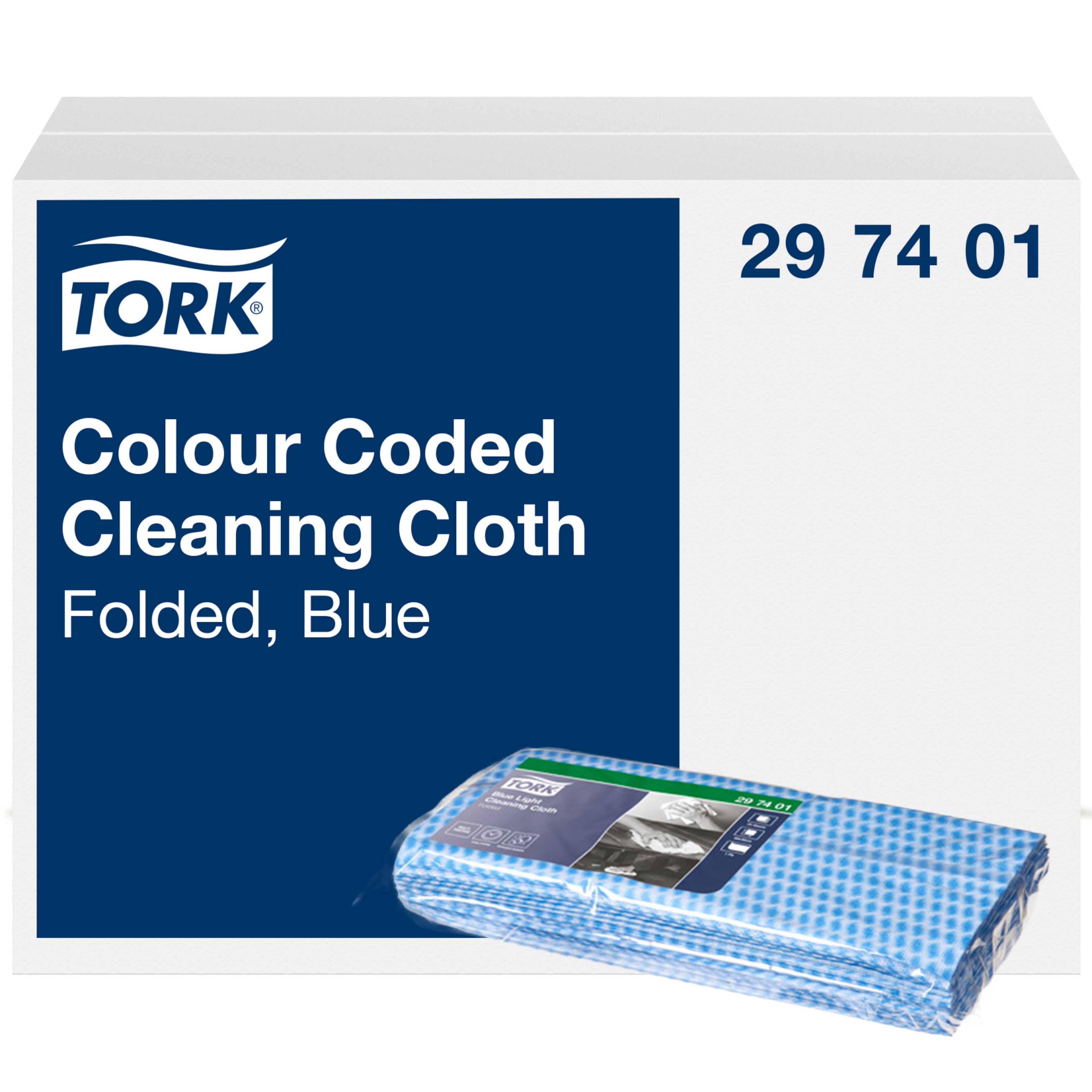Tork Blue Colour Coded Cleaning Cloth