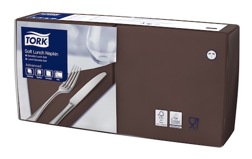 Tork Soft Lunchservet bruin