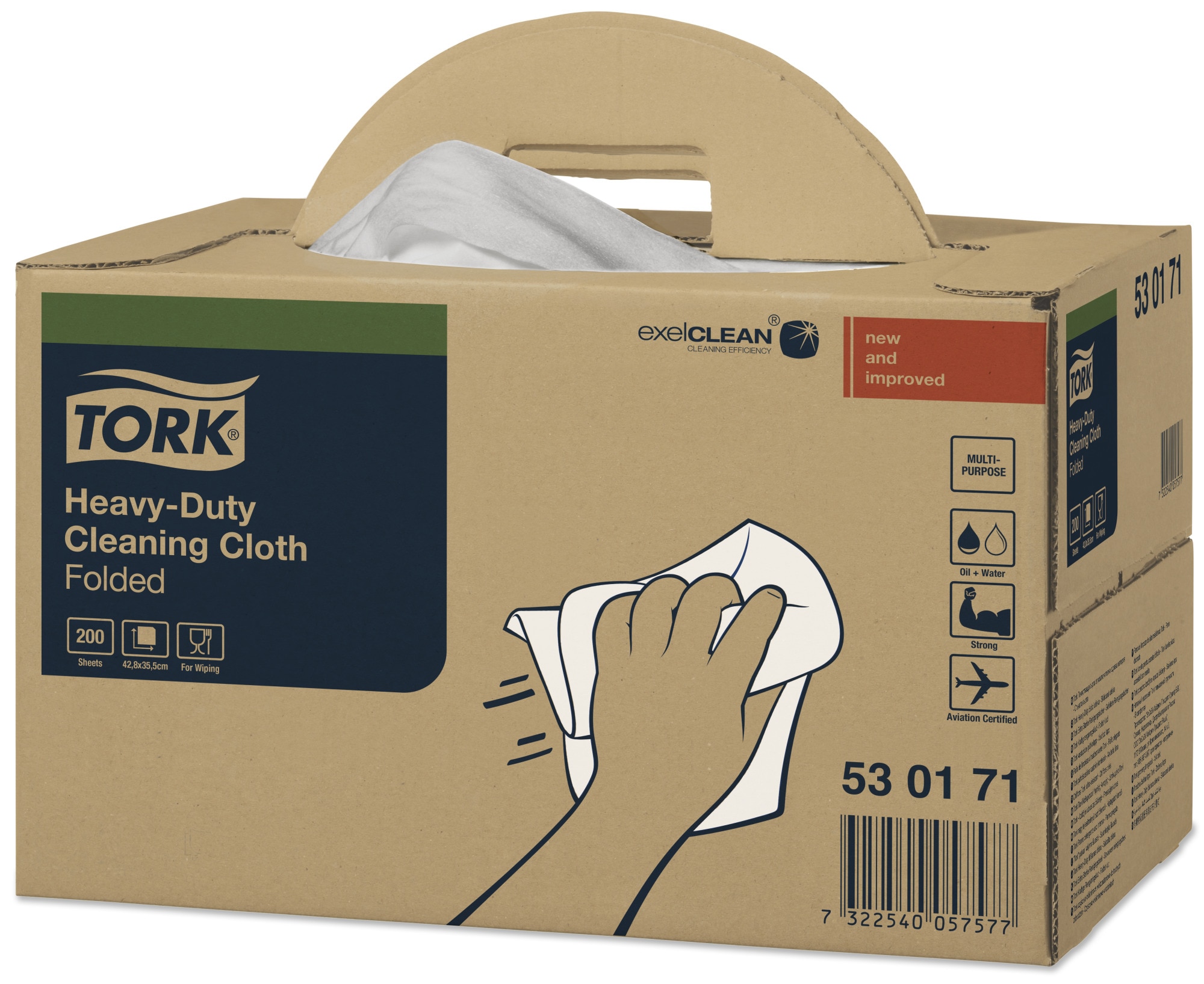 Tork Heavy-Duty Cleaning Cloth | 530171 | Wipers and cloths