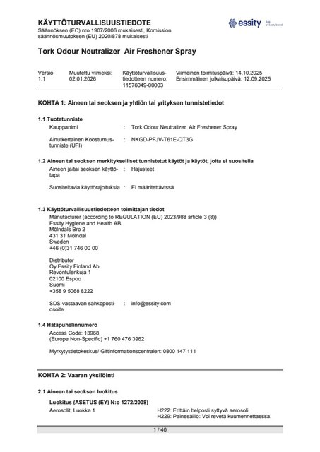 Safety Data Sheet