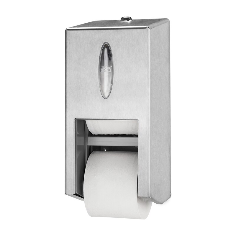 Tork Dispenser doppio rotolo carta igienica Mid-Size senz'anima, 472019, Carta  igienica, Dispenser