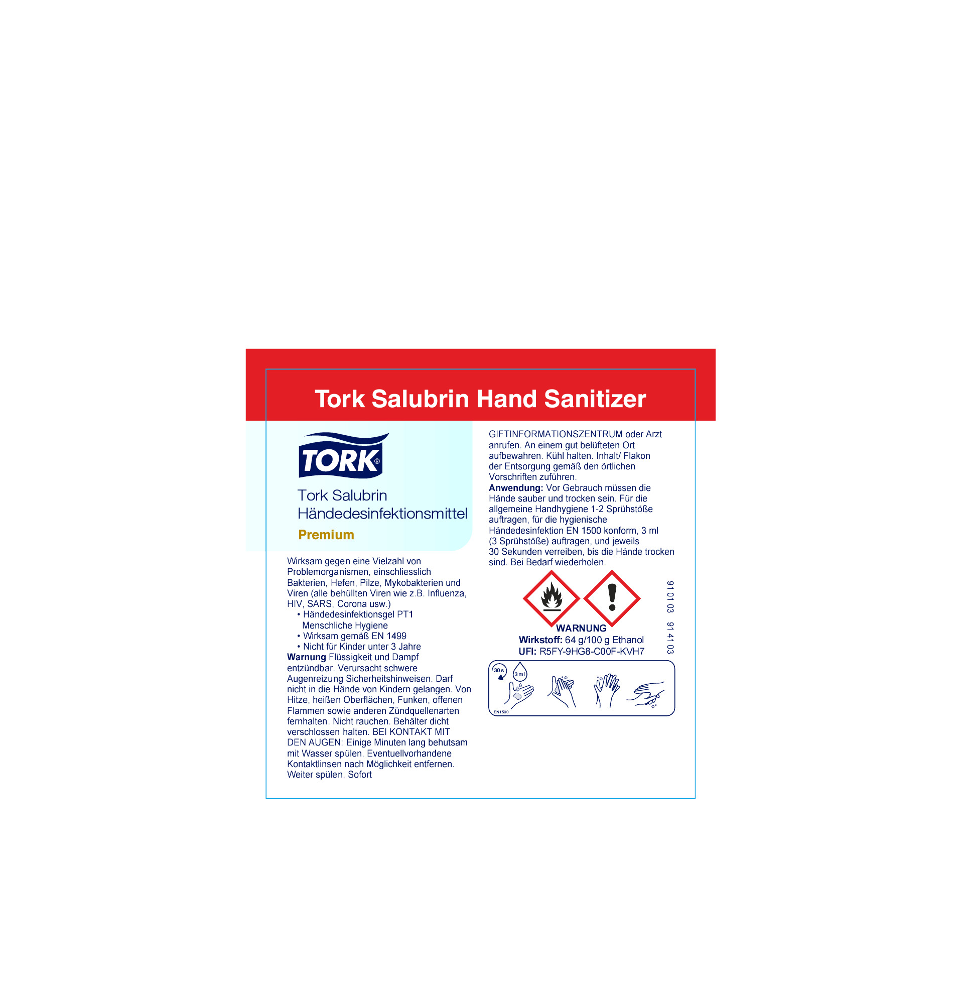 Usage Information Sign