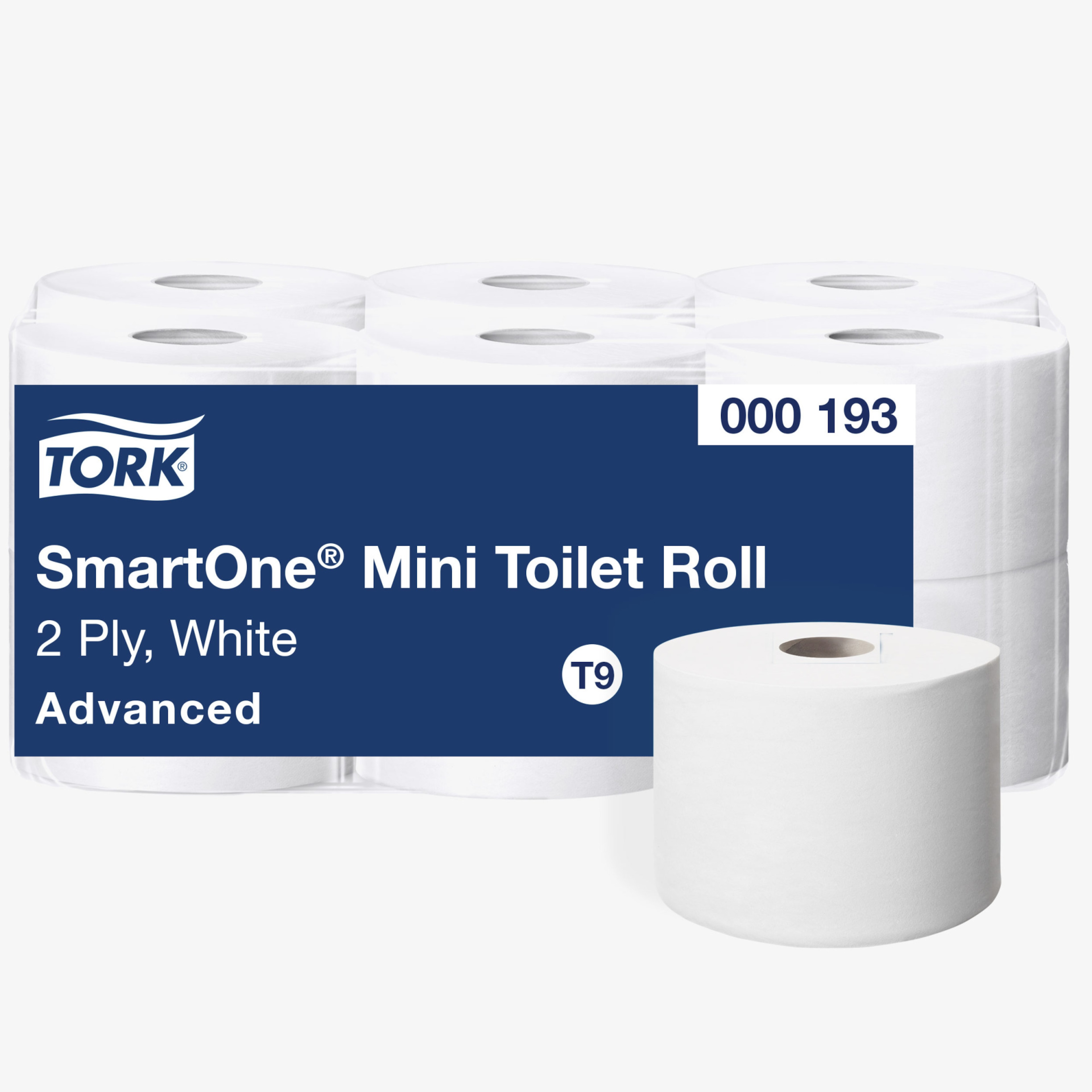 Tork SmartOne® Mini Toilet Roll 2ply Advanced T9