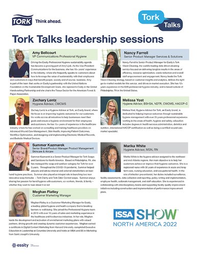 Thumbnail image of Tork talks schedule and information