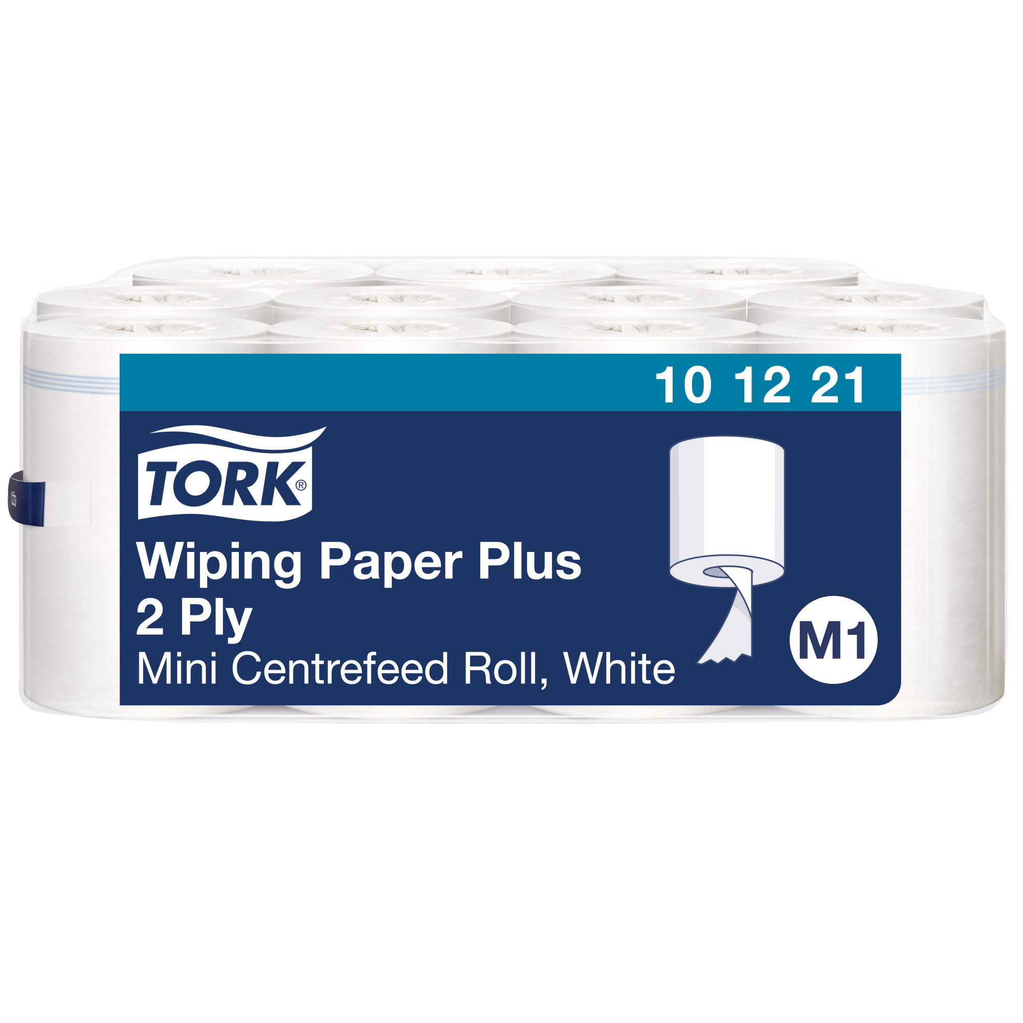 Tork papírové utěrky Plus mini role bílé M1