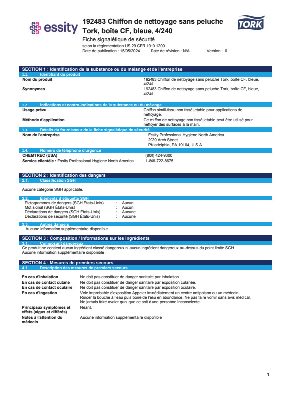 Safety Data Sheet