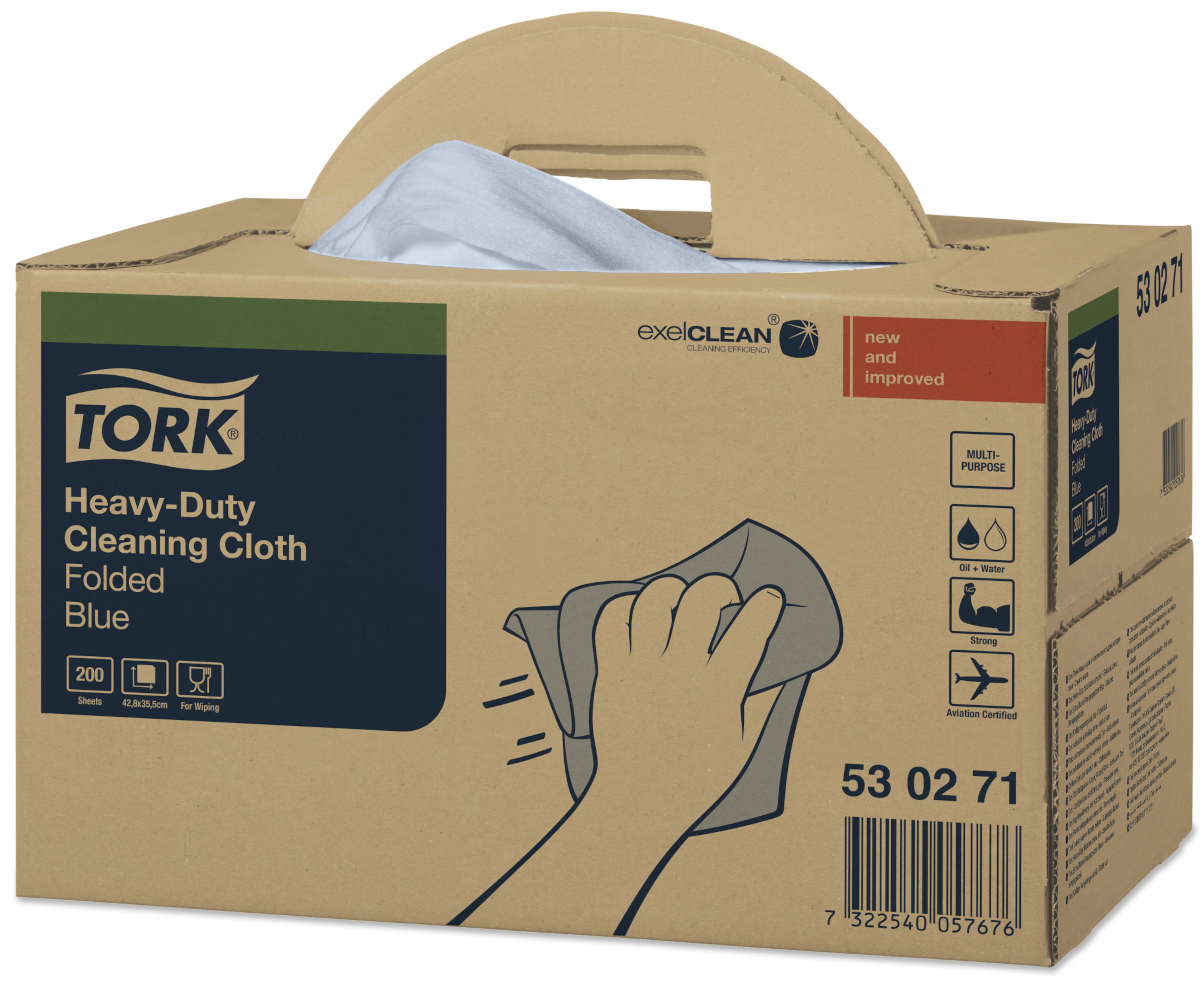 Tork Lavete pentru Curățare Ultra-rezistente Albastru W7