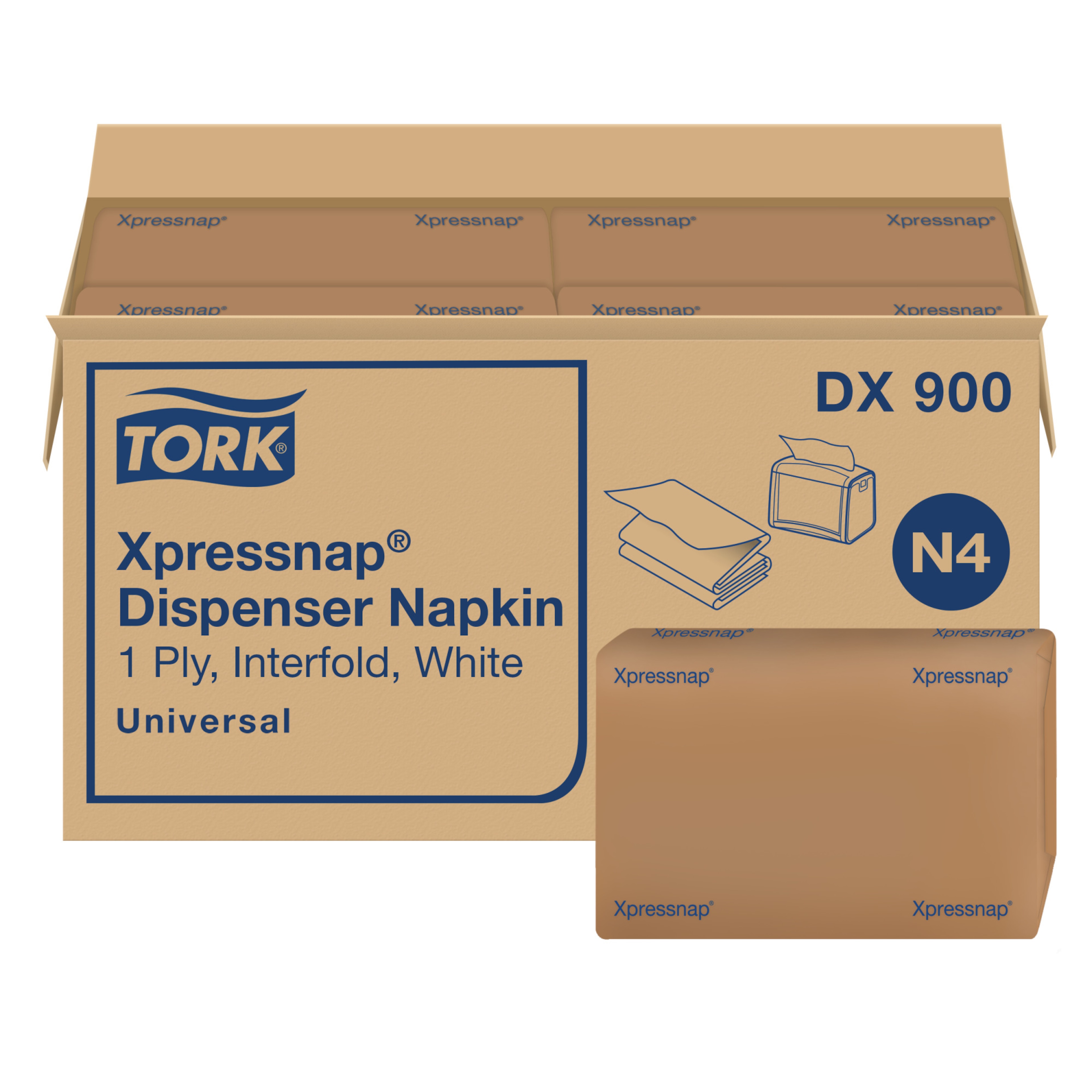 Tork Xpressnap® Serviette pour distributeur, Blanc N4
