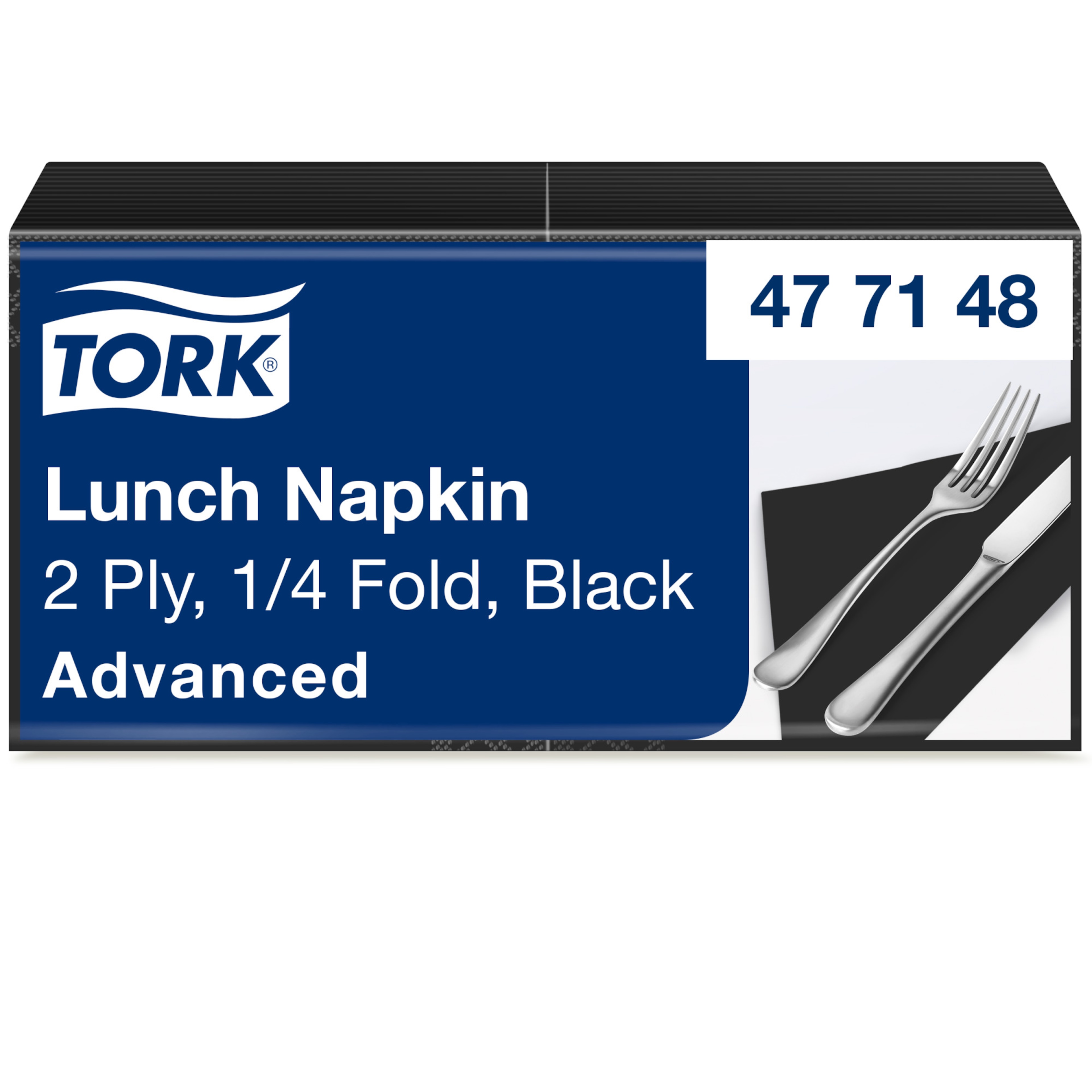 Tork Black Lunch Napkin