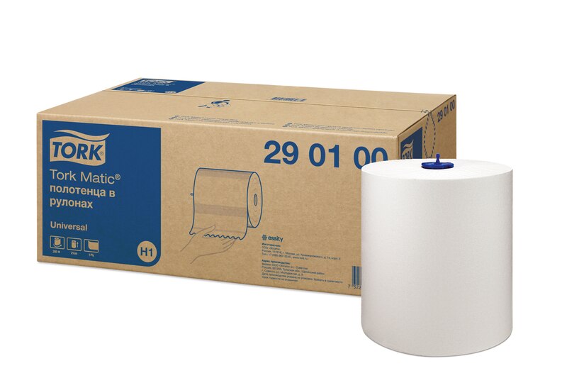 Tork Matic® полотенца в рулонах ультрадлина, качество Universal