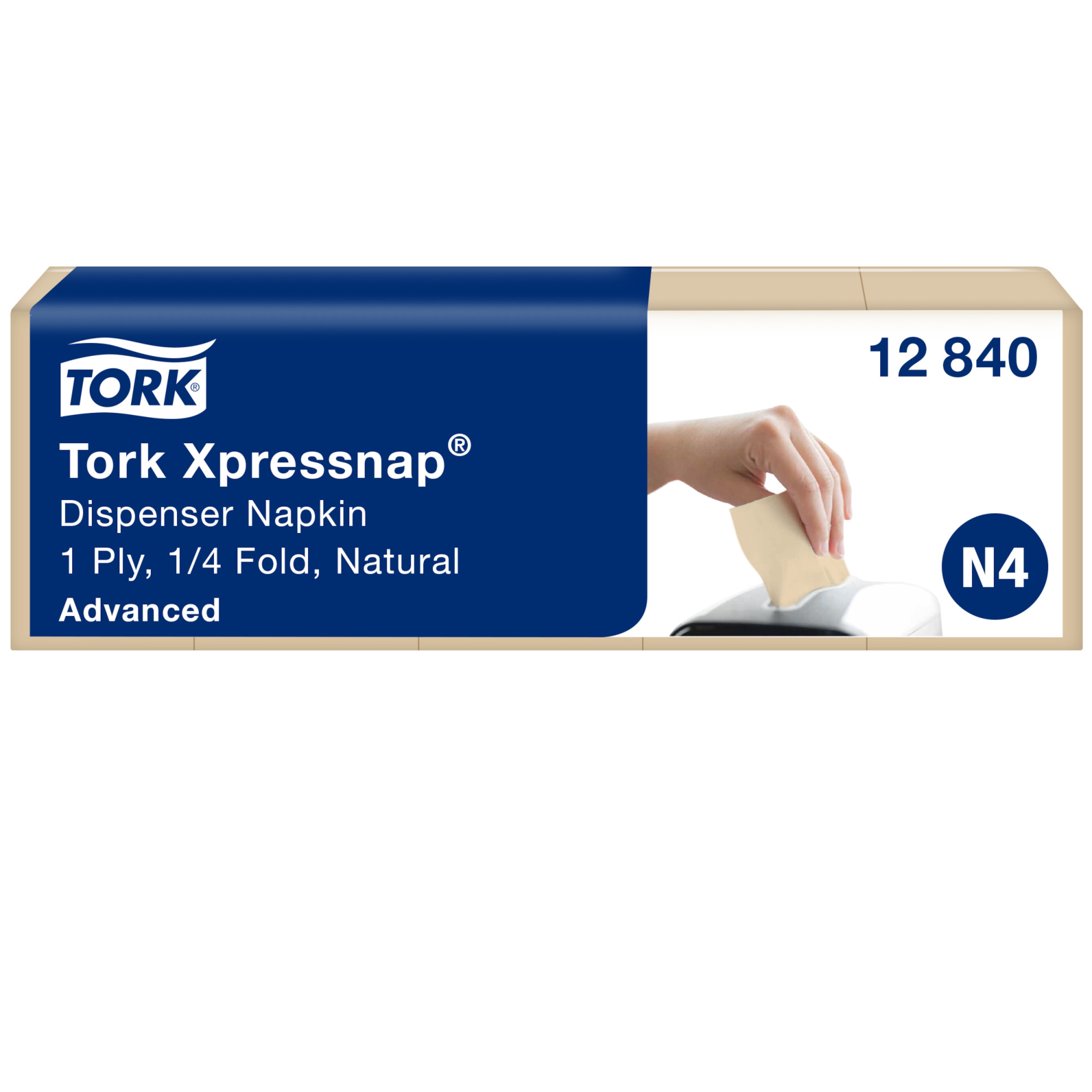 Tork Xpressnap® Natural Dispenser Napkin N4
