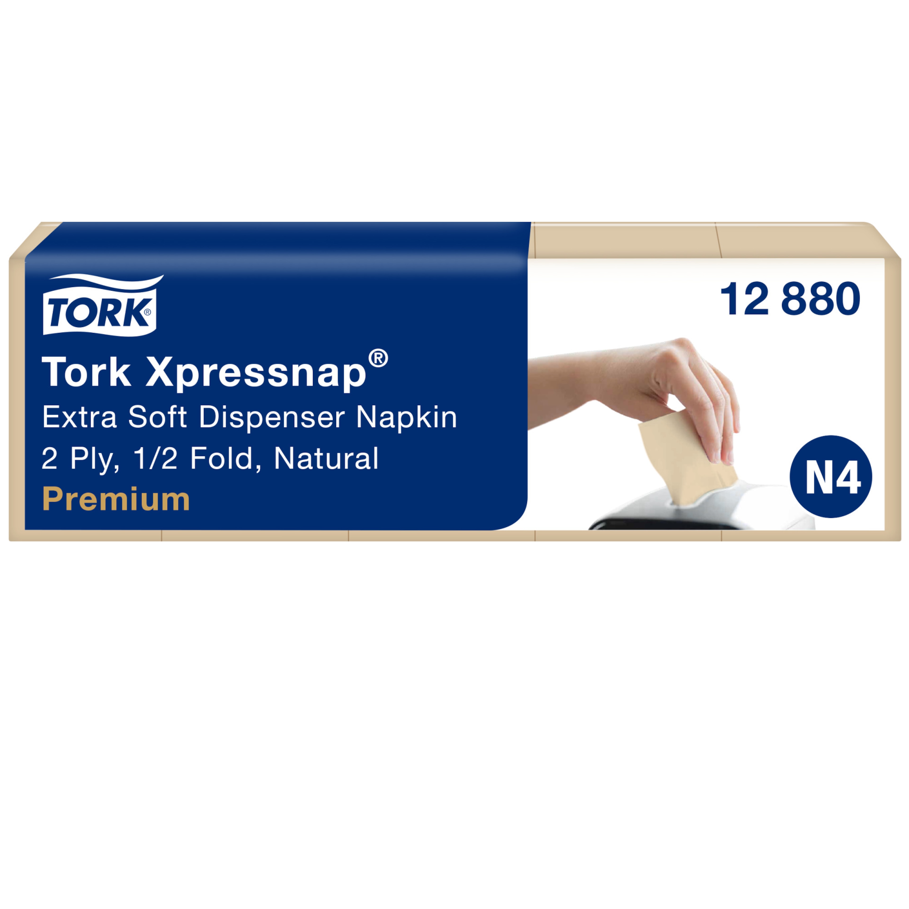 Tork Xpressnap® Extra Soft loodusvalge jaoturisalvrätik N4
