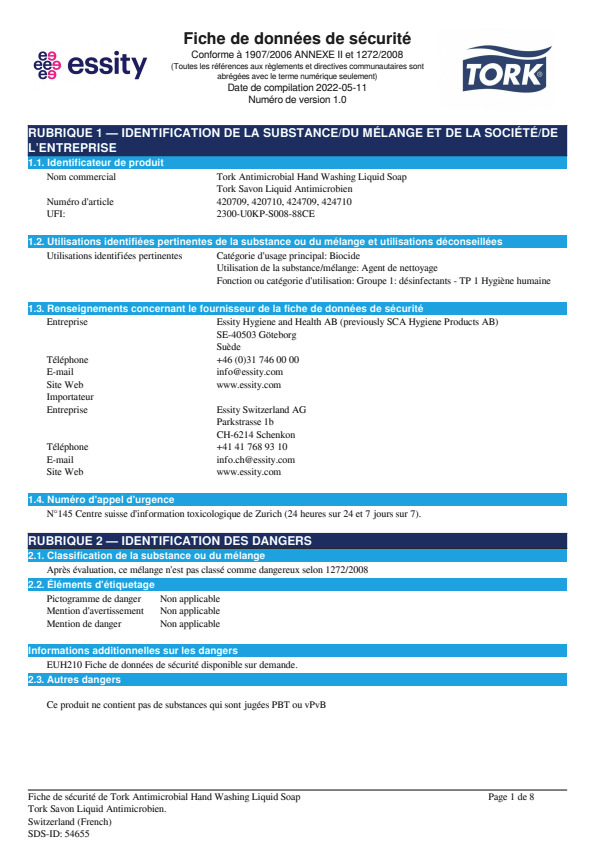 Safety Data Sheet