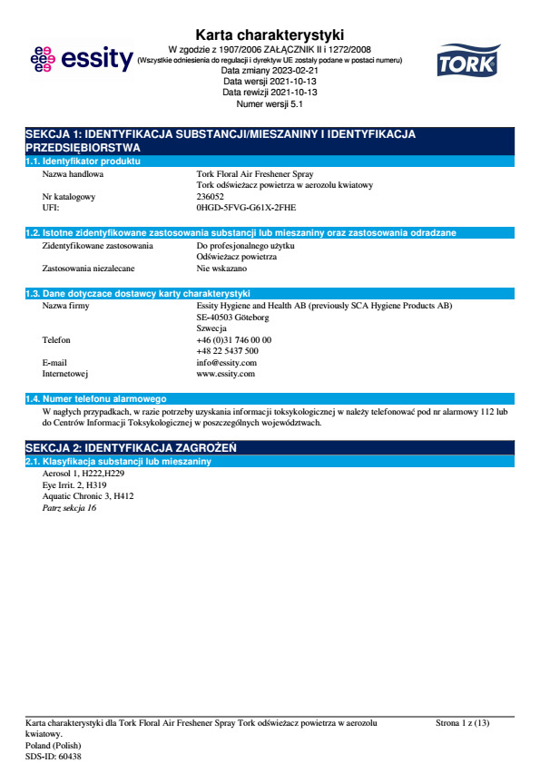 Safety Data Sheet