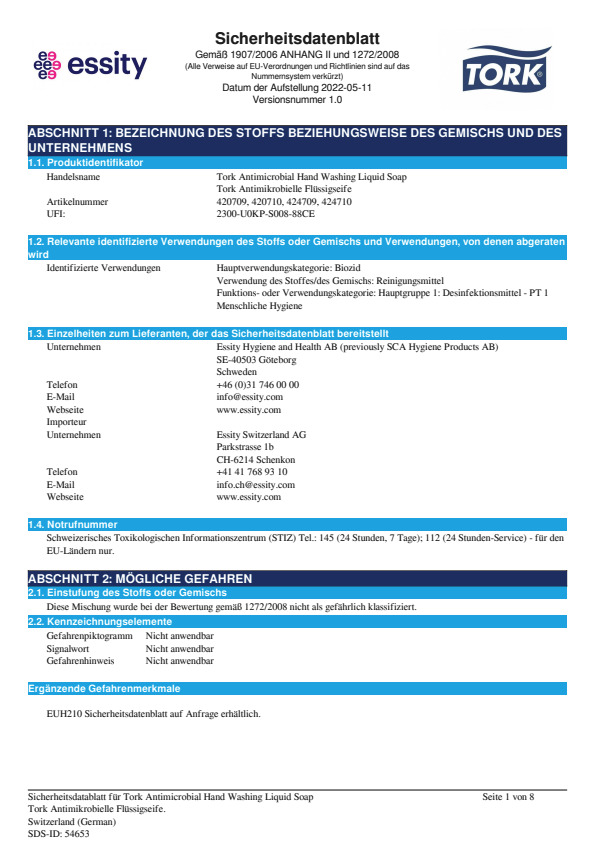 Safety Data Sheet