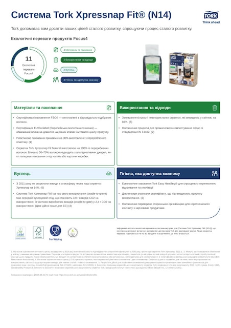 Екологічний паспорт продукту