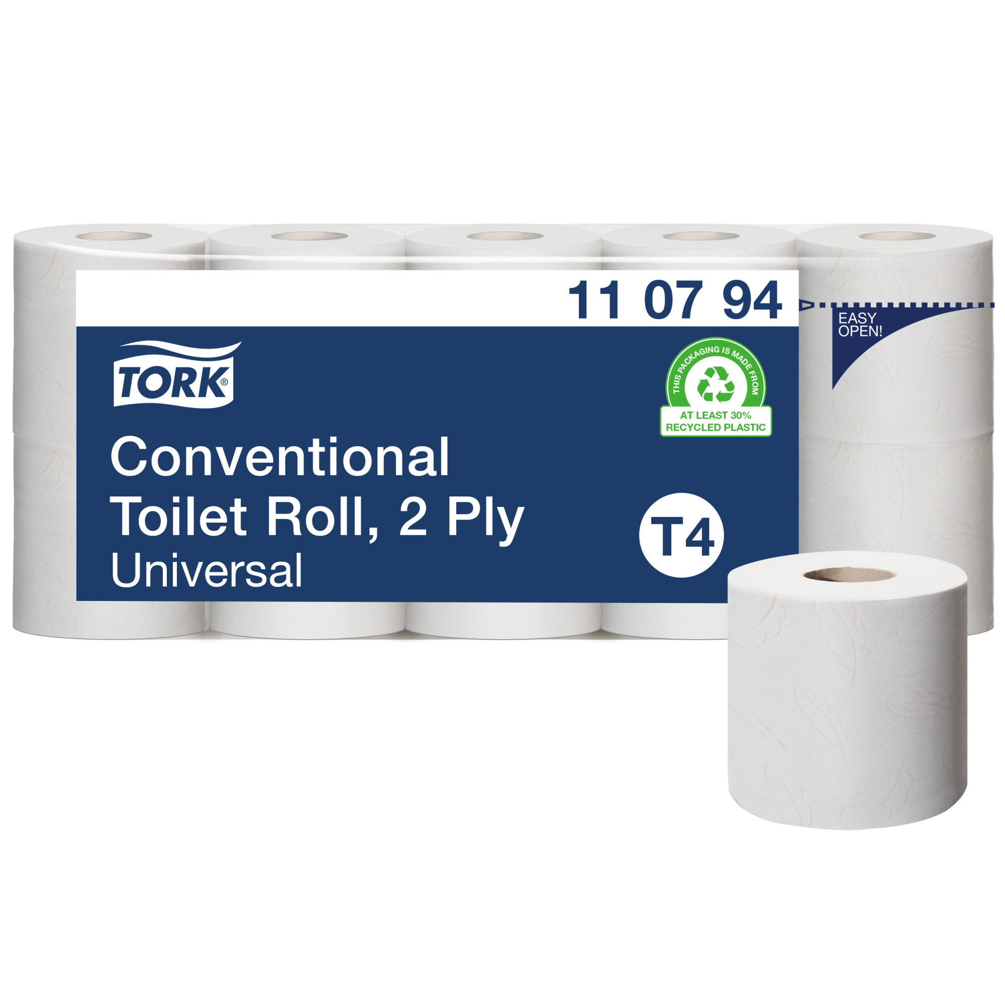 Tork Papier toilette rouleau traditionnel Universal - 2 plis